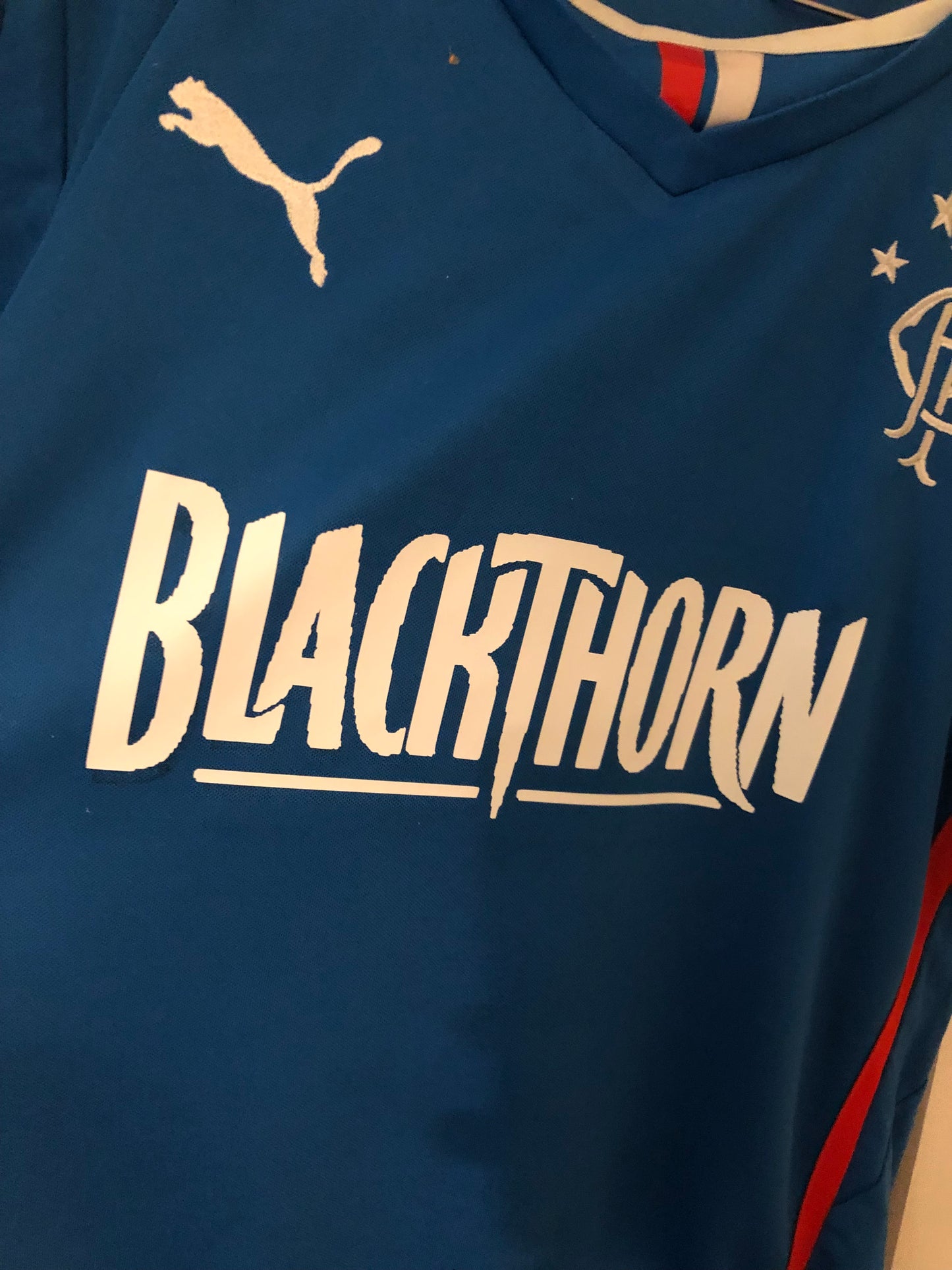 Blackthorn Vinyl Heat Transfer Football Shirt Sponsor