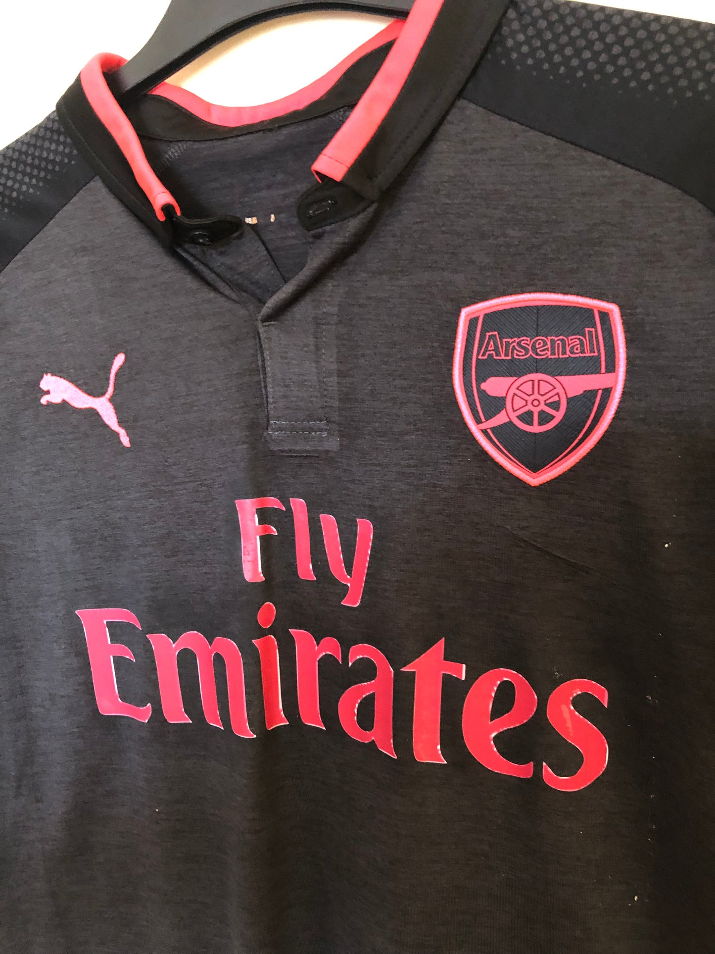 Classic Puma Arsenal 2017/18 third shirt Lacazette 7/10