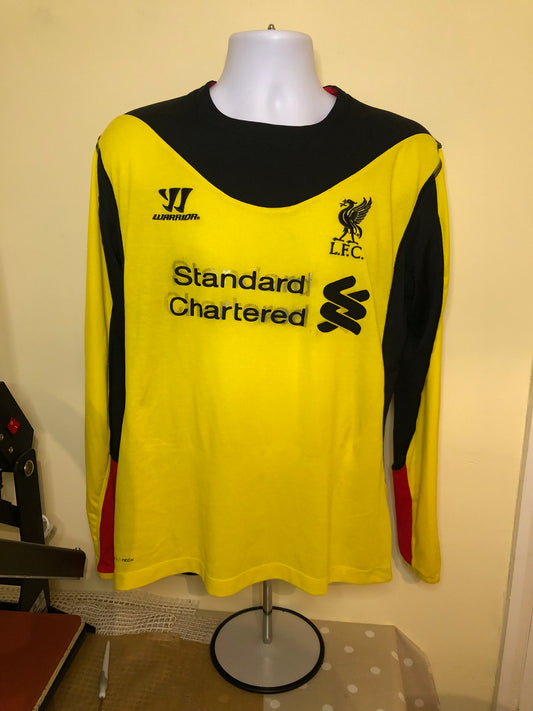 Retro Warrior Liverpool 2012/13 Goalkeeper Away Shirt Reina 25, 6/10