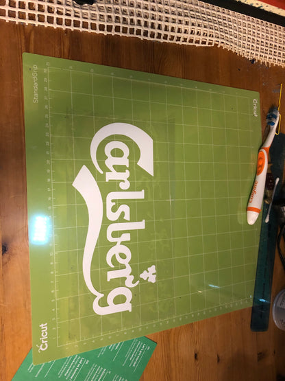 Carlsberg Vinyl Heat Transfer Football Shirt Sponsor