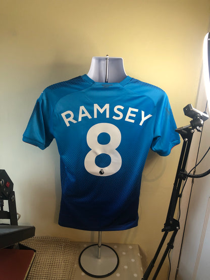 Classic Puma Arsenal 2017/18 away shirt Ramsey 8 (8/10)