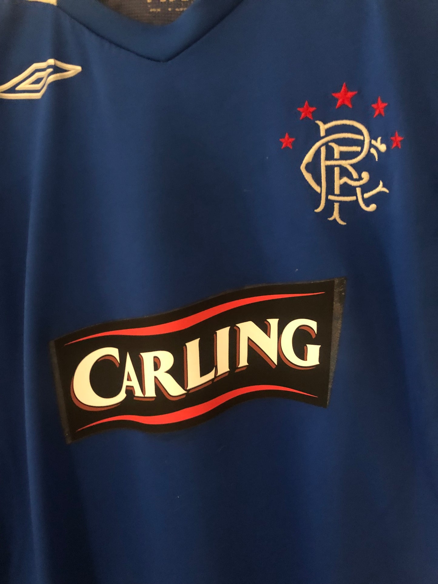 Classic Umbro Rangers 2006/07 home shirt 8/10