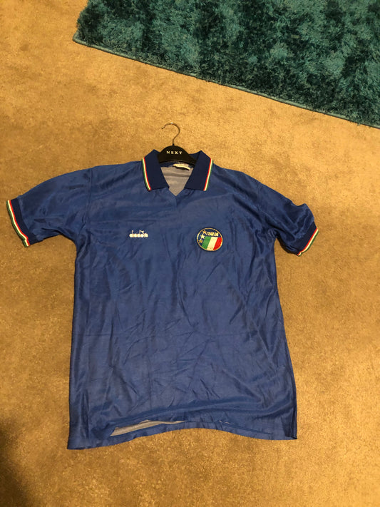 Classic Retro Italy National Team 1990 Home Shirt