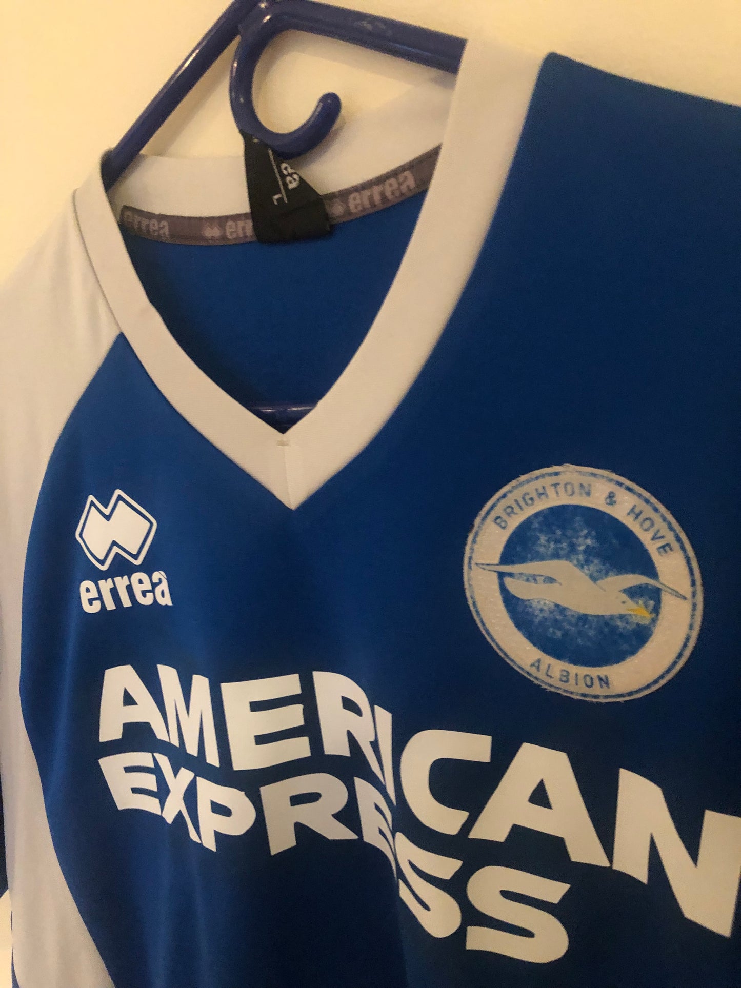 Vintage Errea Brighton 2013/14 training shirt 8/10