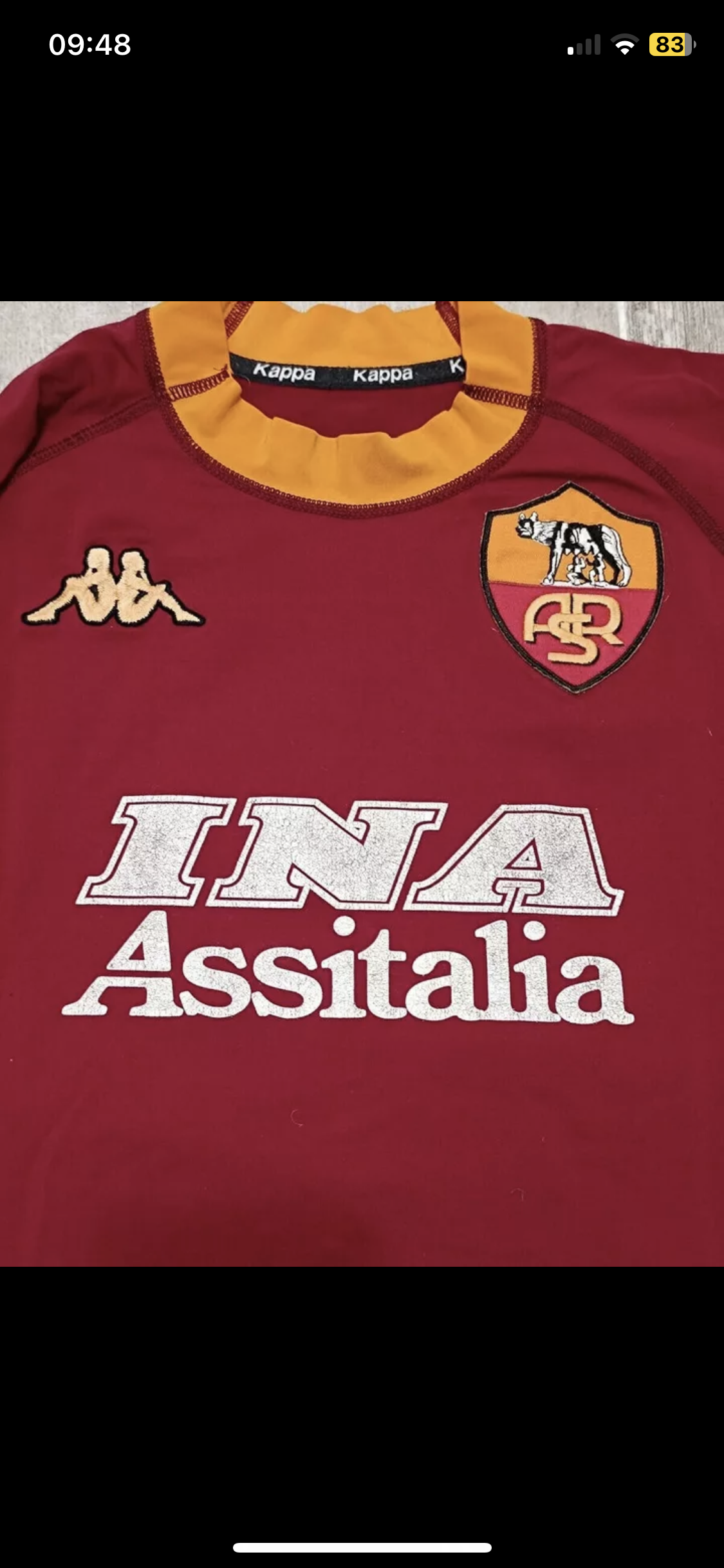 INA Assitalia Heat Transfer Vinyl Football Shirt Sponsor