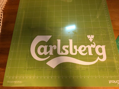 Carlsberg Vinyl Heat Transfer Football Shirt Sponsor