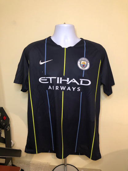 Classic Nike Man City 2018/19 away shirt Haaland 9 (9/10)