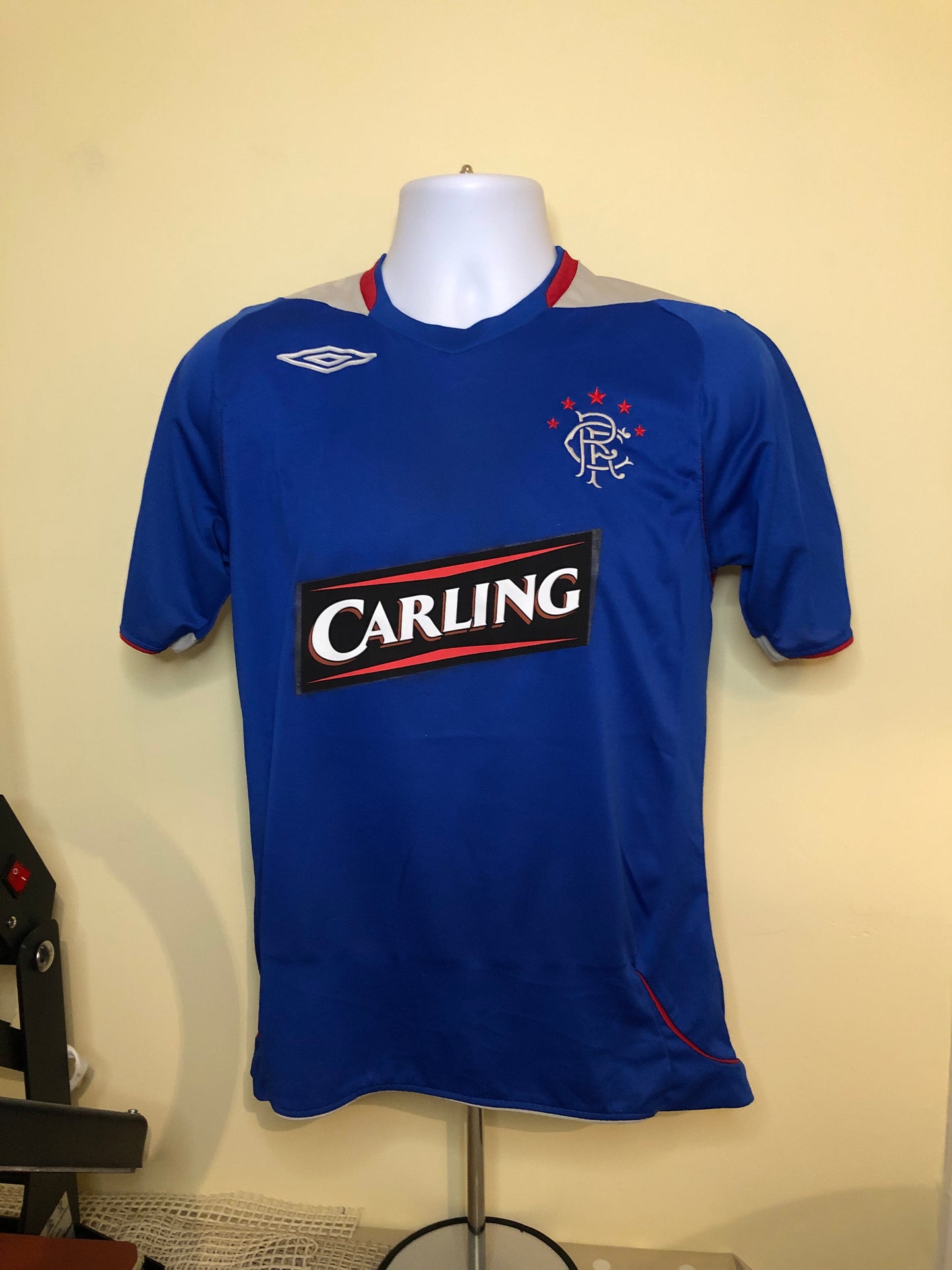 Classic Umbro Rangers 2006/07 home shirt 8/10