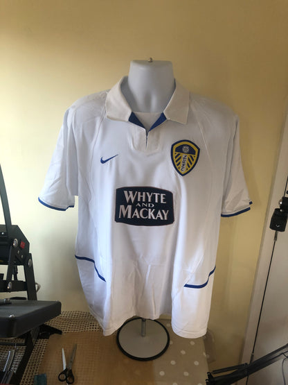 Classic Retro Leeds United 2003/04 Home Shirt 8/10