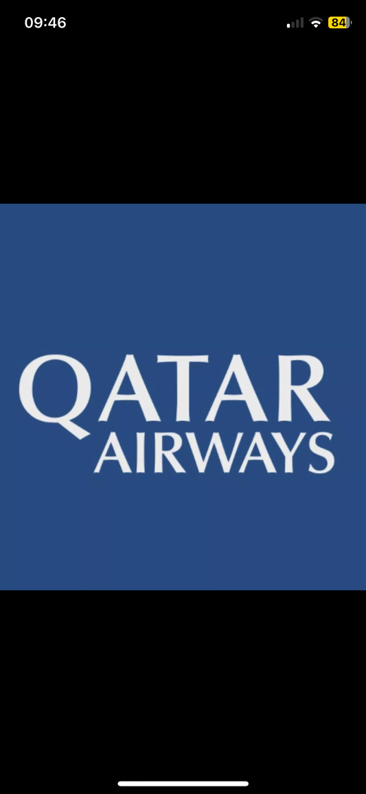 Qatar Airways Football Shirt Heat Transfer Vinyl Logo