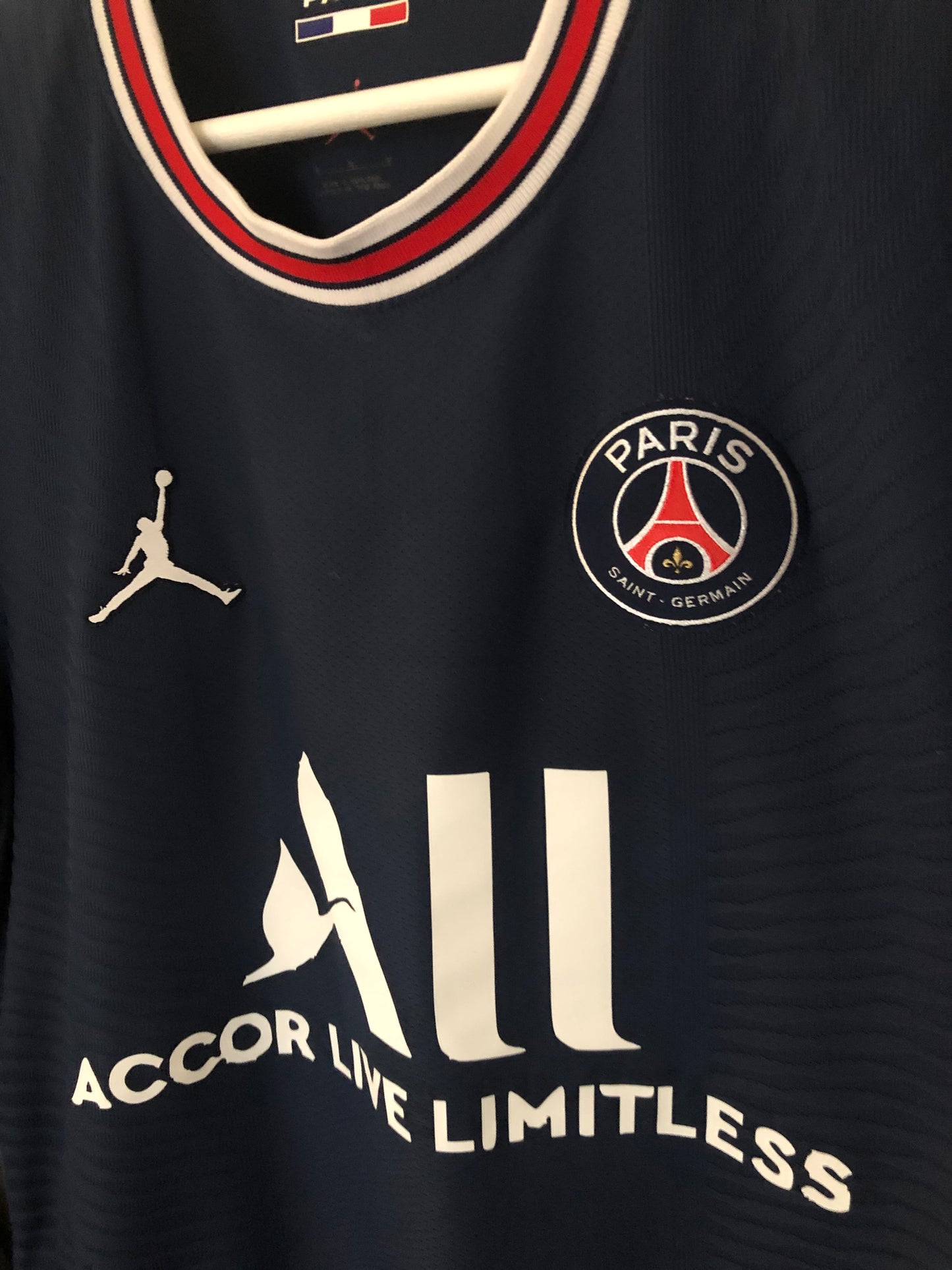 Vintage Nike PSG 2021/22 home shirt Champions League Messi 30 10/10